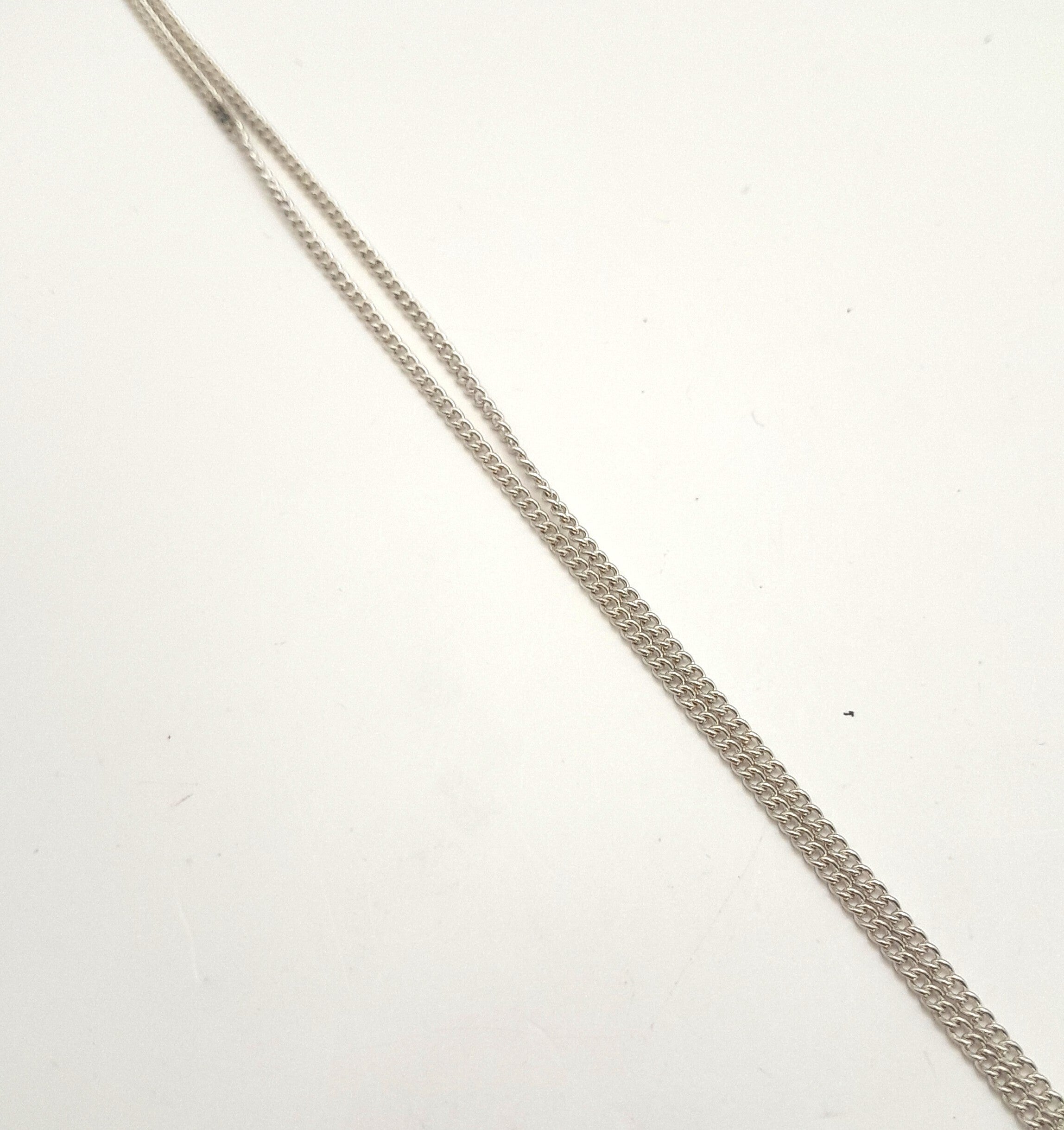 Green Teardrop Pendant Necklace – Silver